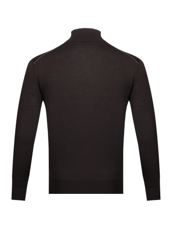 Водолазка , однотон. дл/рукав (163, Темно-коричн., 46)