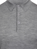 Поло, на пуговицах, дл/рукав (160, Светло-серый, 50)