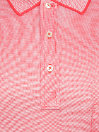 Поло однотонное, короткий рукав, рубчик (239, Красный, 58-3XL  рукав 28 см)