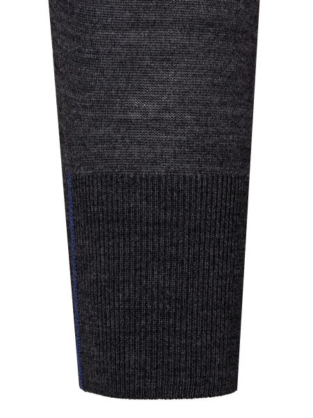 Джемпер, круглый ворот, SF, дл/ рукав 64 см (116, Темно-серый, 46 - XS)