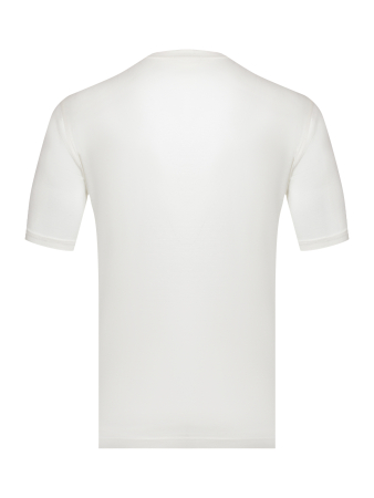 Футболка однотонная, круглый ворот, короткий рукав (690, Кремовый, 56 - XXL  рукав 24 см)