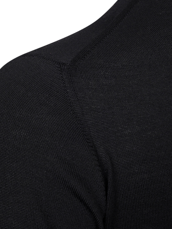 Джемпер, круглый ворот, дл/рукав (002, Черный, 58 - 3XL)