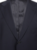 Костюм, Jaguar, классика, однотон., 3 пугов./1борт, 2шл (29, Темно-синий, 58 , 6)