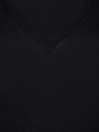 Пуловер, V - вырез, длин. рукав (3307, Черный, 46 - XS)