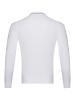 Поло,  длинный рукав, SF, однотонное (201, Белый/Серый, 52 - L  рукав 62 см)