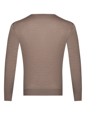 Пуловер, V - ворот, дл/рукав (480, Коричневый, 60)