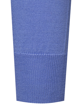 Джемпер, стойка, однотон., дл/рукав (160, Синий, 48 - S)