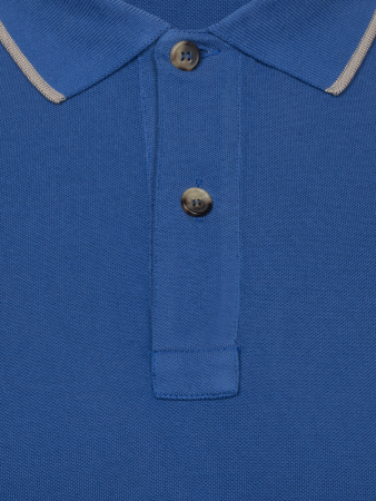 Поло ,короткий рукав, однотонное (99057, Синий, 56 - XXL     рукав 22 см)