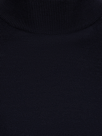 Джемпер, стойка, однотон., дл/рукав (008, Темно-синий, 46 - XS)