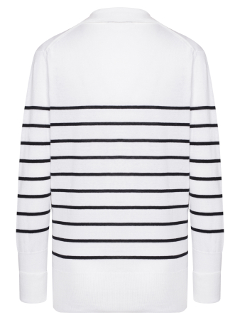 Пуловер, Gaenslen Mayer (800, Белый/Черный, L)