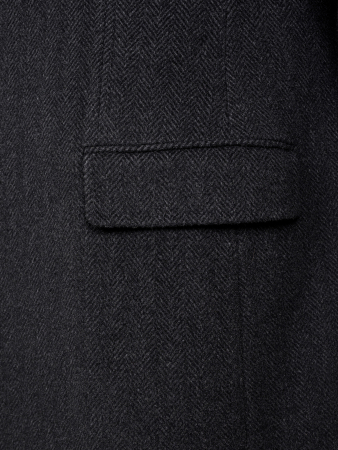 Пальто, Jaguar, елочка (18, Темно-серый, 50 - M)