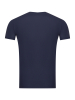 Футболка,круглый ворот,короткий рукав,однотон. (008, Темно-синий , 48)