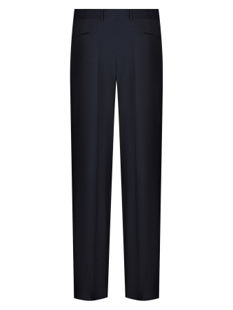 Брюки, S.M.T, без защипов, однотон. сетка (00001, Серо-синий, 54, 6)