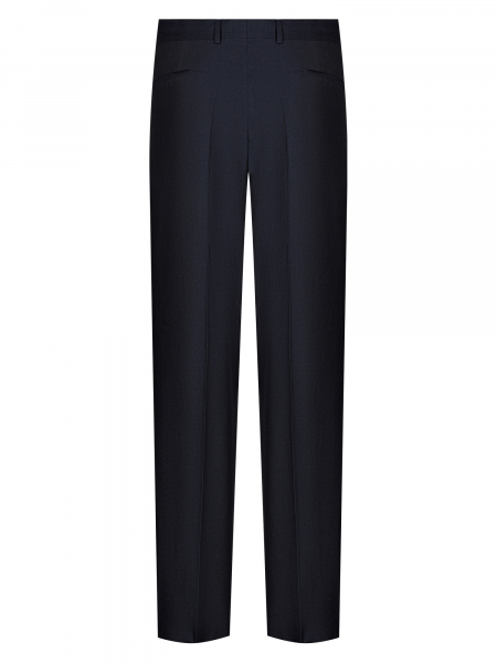 Брюки, S.M.T, без защипов, однотон. сетка (00001, Серо-синий, 48, 6)