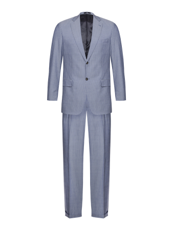 Костюм, BEN, Jaguar , классика, в полоску (25, Голубой в белую полоску, 46, 6)