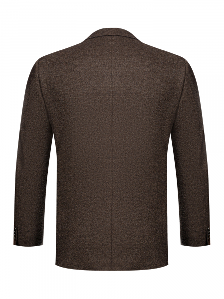 Пиджак, Jaguar SURREY, однотон. (36, Коричневый, 48 - S, 6)