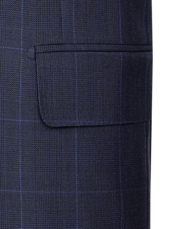 Костюм, Ravazzolo, классика, клетка (14804, Темно-синий, 52 , R)