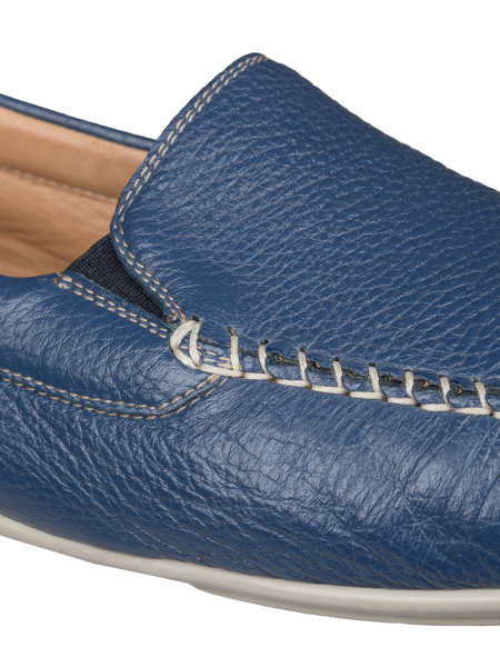 Мокасины, Pakerson (708, Синий, 44,5, 100% кожа, 100% кожа олень)