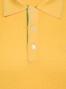 Поло на пуговицах,  короткий рукав, однотонное (00021, Желтый, 52 - L  рукав 29 см)