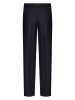 Брюки, Ravazzolo, средне-притал., с защип, однотон. (14571, Темно -синий , 52 , R)