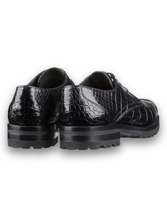 Дерби, Pakerson (999, Черный, 40, 100% кожа, Кожа 100% Аллигатор)