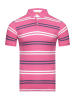 Поло в полоску, короткий рукав (960, Розовый, 50 - M  рукав 21 см)