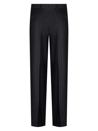 Брюки, Jaguar, в полоску (19, Черный, 50, 6)