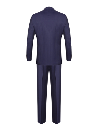 Костюм, Ravazzolo, средне-притал, полоска, 2 пугов. (16860, Темно-синий, 56 , R)