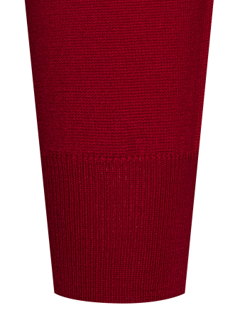 Джемпер, стойка, однотон., дл/рукав (006, Красный, 52 - L)