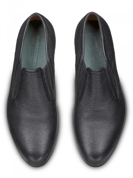 Туфли, Pakerson (999, Черный, 39, 100% кожа, Кожа олень 100%)