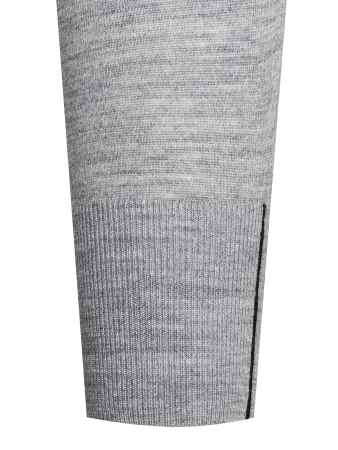 Джемпер, круглый ворот, SF, дл/ рукав 64 см (160, Светло-серый, 50 - M)