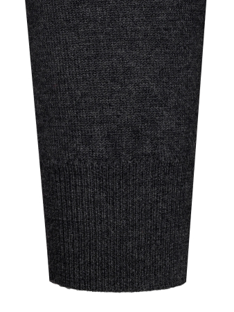 Джемпер, круглый ворот, длин. рукав (002, Черный, 50 - M)