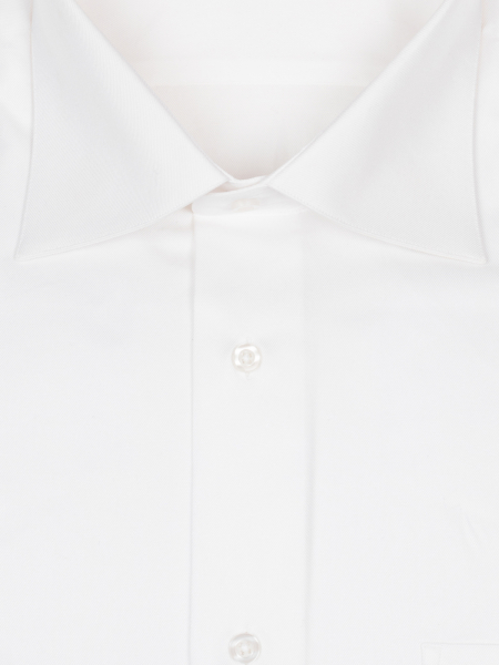 Сорочка, SMT, ДР, под запонки, однотон. (80, Белый, 37/38)