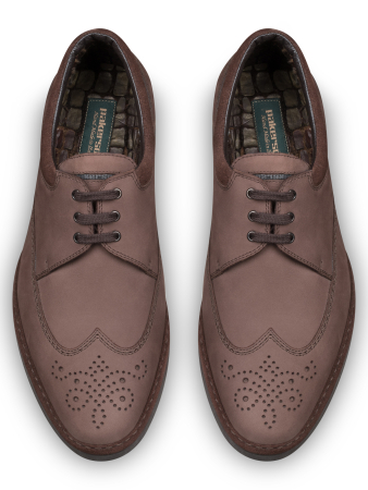 Ботинки, Pakerson (351, Коричн., 40, 100% микрофибра, Нубук 100% кожа)