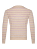 Джемпер, круглый ворот, в полоску (330, Светло-коричневый, 54 - XL)