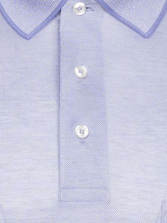 Поло однотонное, короткий рукав, рубчик (440, Темно-сиреневый, 48 - S  рукав 28 см)