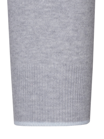 Кардиган , ворот-стойка на молнии, длинный рукав (20971, Серый/Голубой, 56 - XXL  рукав 62 см)