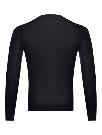 Джемпер, круглый ворот, дл/рукав (008, Темно-синий, 58)