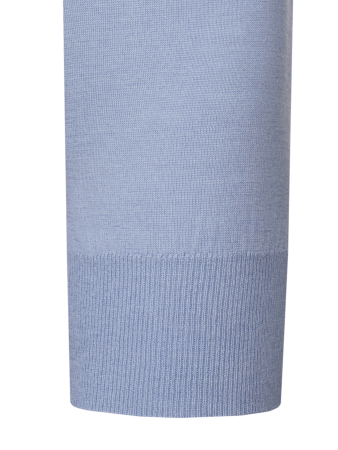 Джемпер, круглый ворот, длин. рукав (00005, Голубой, 54 - XL)