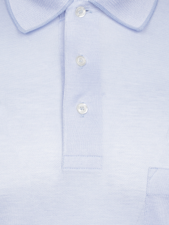 Поло однотонное, короткий рукав, рубчик (447, Сиреневый, 48 - S  рукав 28 см)