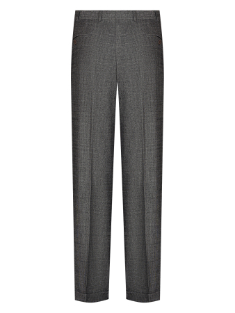 Брюки, Regent, классика,с защипами, фактурный (460, Серый, 50, 6)