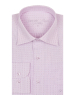 Сорочка, длинный рукав, классика, рубчик (750, Фиолетовый, 37/38)