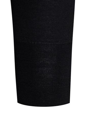 Поло, на пуговицах, длин. рукав (099, Черный, 48)