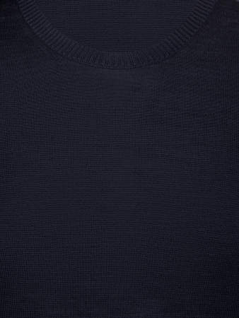 Джемпер, круглый ворот (598, Темно-синий, 48)