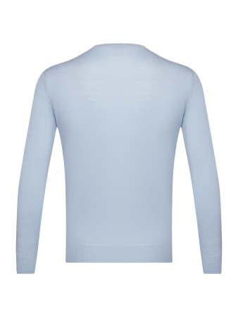 Джемпер, круглый ворот (606, Голубой, 56)