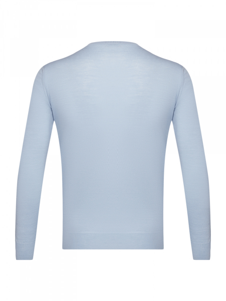 Джемпер, круглый ворот (606, Голубой, 56)