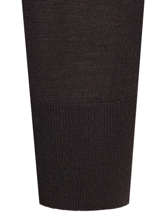 Джемпер, круглый ворот, дл/рукав (048, Темно-коричн., 52)