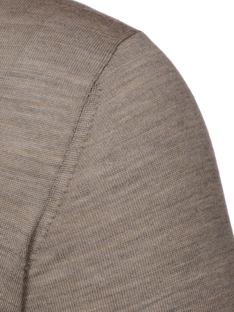 Водолазка , однотон. дл/рукав (161, Темно-бежевый, 54)