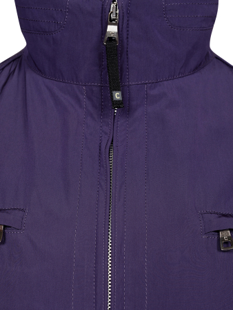 Куртка, Lodenfrey, J. Nancy, на молнии, однотонная (56, Фиолетовый, 46)