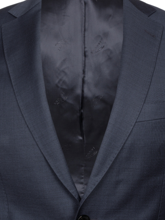 Костюм, GRAHAM, Jaguar, классика, однотон., 2 пугов./1борт, 2шл (29, Темно-синий, 48, 6)